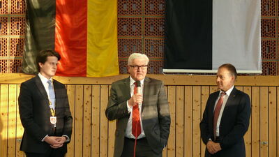 Frank-Walter Steinmeier 2016 zu Besuch in Tengen